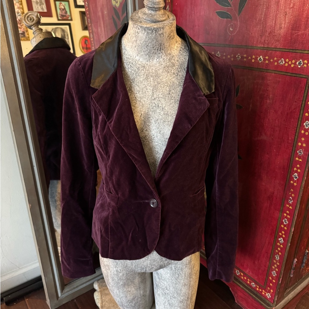 Velvet & Satin blazer